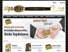 Tablet Screenshot of alpamar.com.tr
